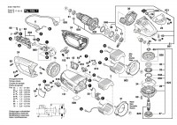 Bosch 3 601 H93 H61 GWS 24-230 LVI Angle Grinder 110 V / GB Spare Parts GWS24-230LVI